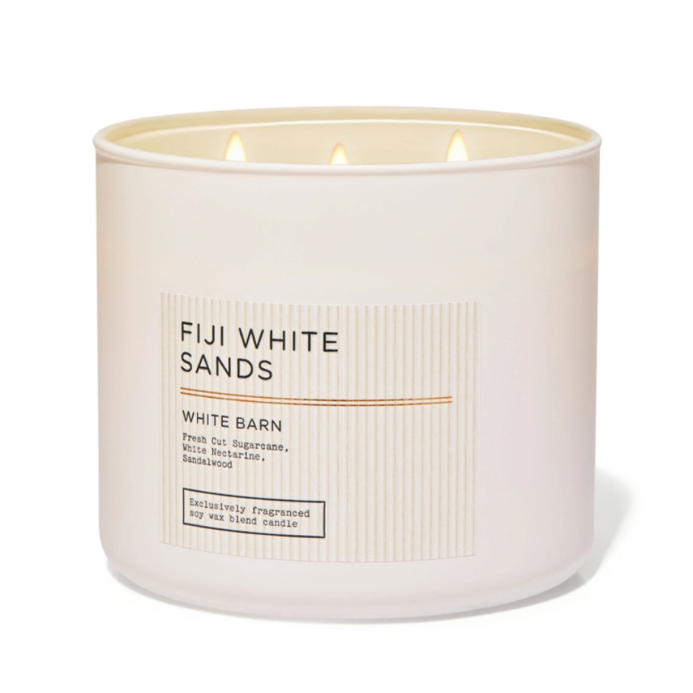 White Barn 3-Wick 14.5 Oz Candle Bath & Body Works Fiji White Sands
